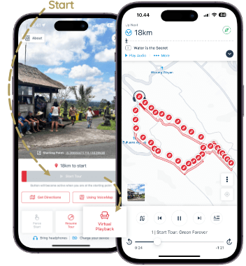 bali walking tours - start walk screenshot